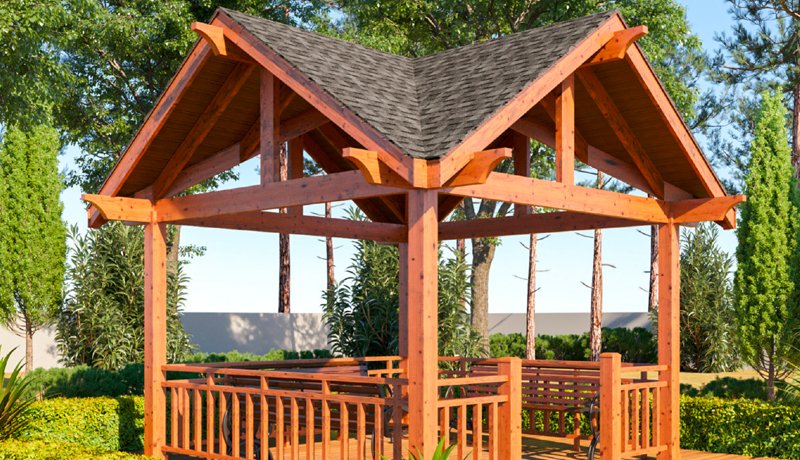 Wooden Gazebo